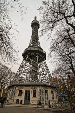 Petrin lookout tower - Prague clipart