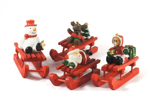 木製のクリスマスのおもちゃ — ストック写真