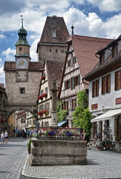 Rothenburg ob der tauber Stockafbeelding