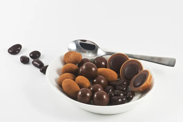 Carbonetos de chocolate — Fotografia de Stock