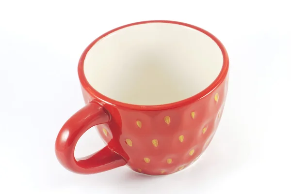 孤立した赤茶カップ — ストック写真