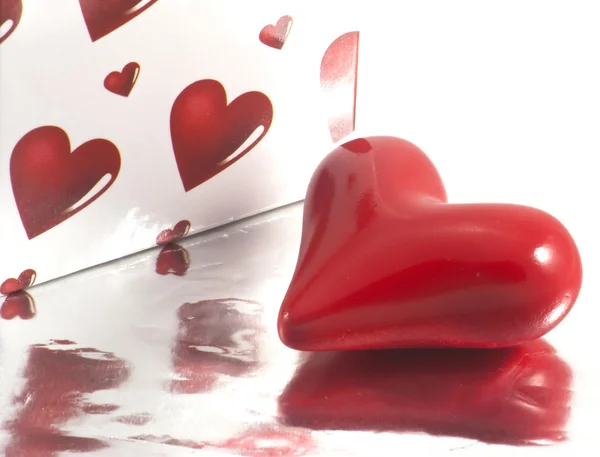 Dettaglio del cuore di San Valentino — Foto Stock