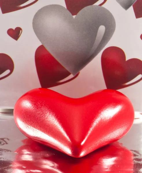 Detail valentinky srdce — Stock fotografie