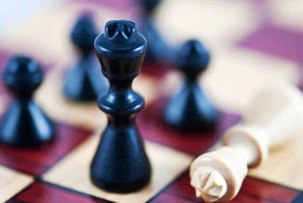 Sjakk matt i sjakk – stockfoto