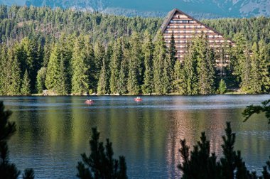 strbske pleso yüksek tatras, tekneler