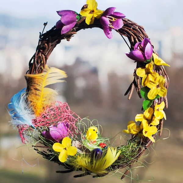 stock image Easter wreath