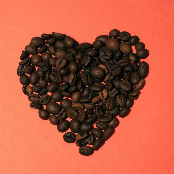 Coeur de café — Photo