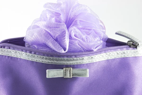 Detail of cosmetic bag — Stock Photo, Image