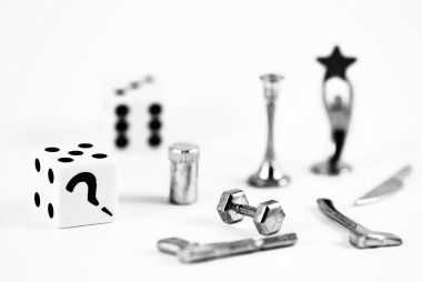 Board game figures clipart