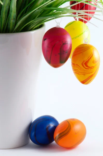 Divers easter eggs — Stock Photo, Image