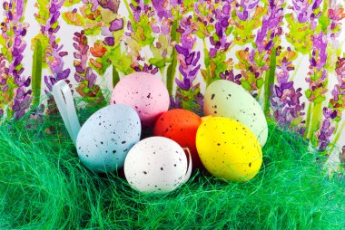 Image of easter eggs clipart