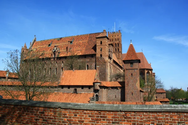 Malbork, Castle — стоковое фото