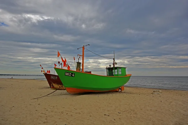 Сонце, корабель, човен, пляж , — стокове фото