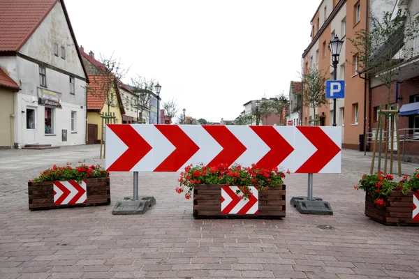 Znak drogowy, ulica — Zdjęcie stockowe