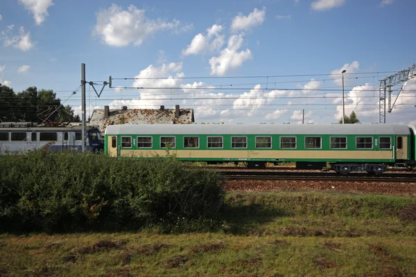 Train, track, station — Stock Photo, Image
