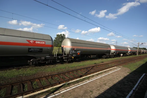 Train, track, station — Stock Photo, Image