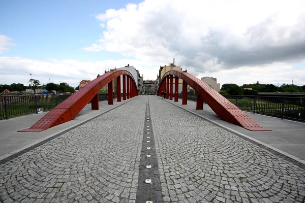 Poznań,Poland,bridge — Stock Photo, Image