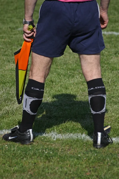 Rugby, deporte, árbitro — Foto de Stock