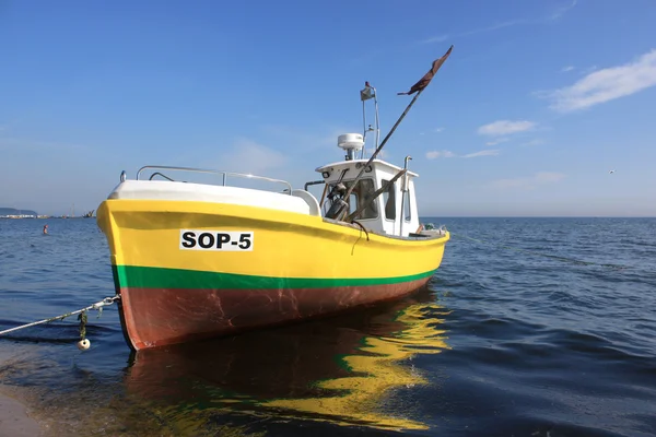 Корабель, море, boattrailer — стокове фото