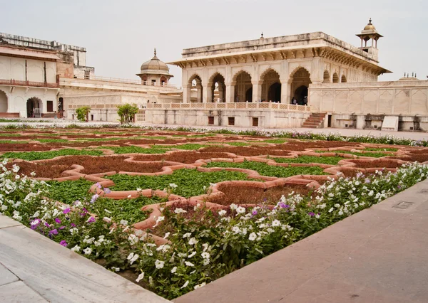 stock image Khas Mahal and facing garden