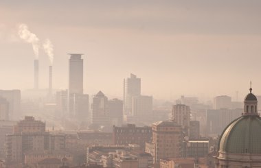 City smog clipart