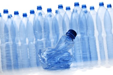 Plastic bottles clipart