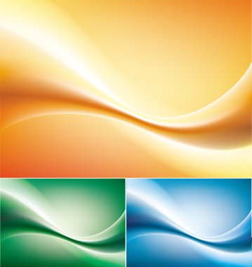 Abstract waives clipart