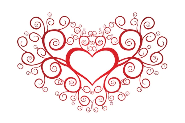 Валентина серце — стоковий вектор