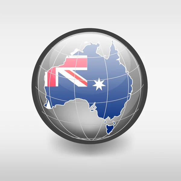 Avustralya bayrağı — Stok Vektör