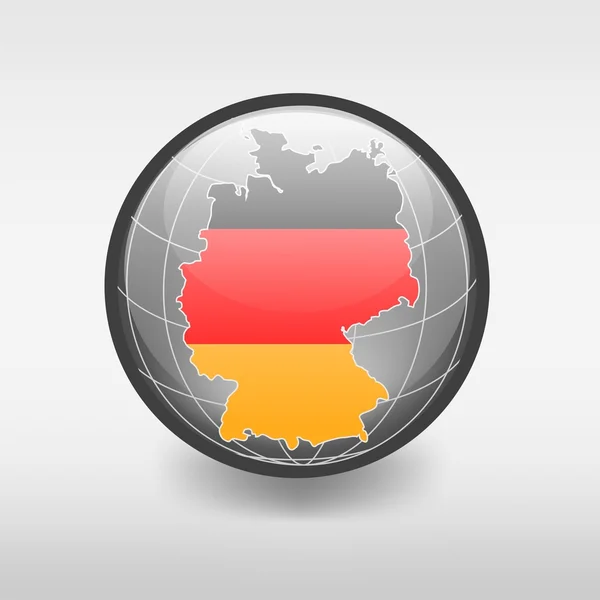 Map of Germany — Stock Vector