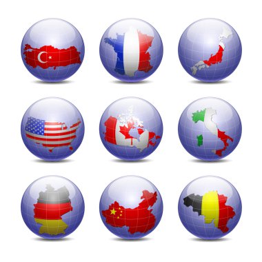 World Maps clipart