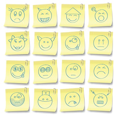 Stickers, Smiley Face clipart