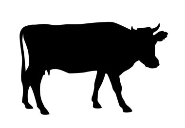 Vector cow clipart