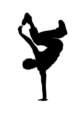 Breakdancers clipart