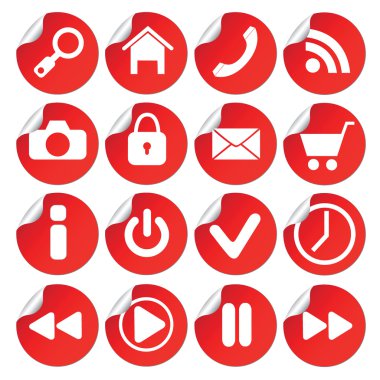 Website icons clipart