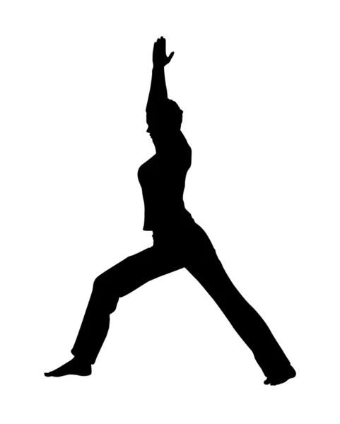 Illustrazione vettoriale dello yoga — Vettoriale Stock