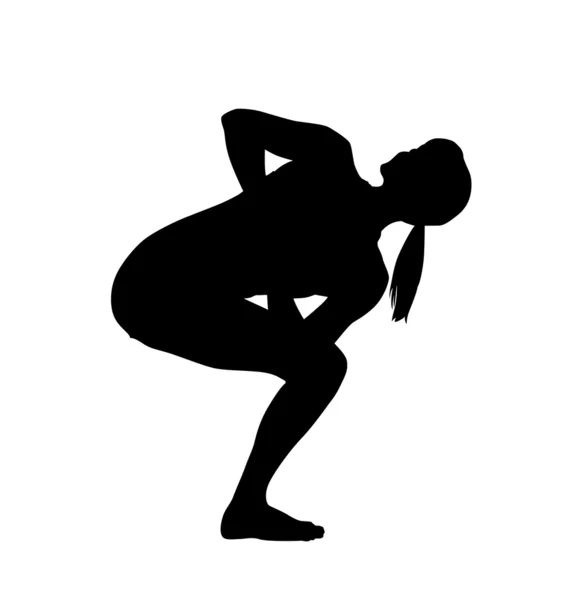 Chica de yoga — Archivo Imágenes Vectoriales