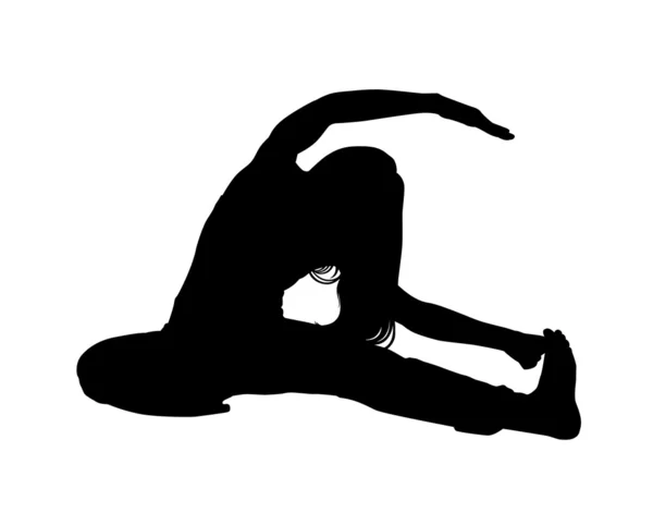 Chica de yoga — Archivo Imágenes Vectoriales