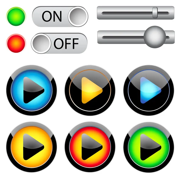 Play-knappen — Stock vektor