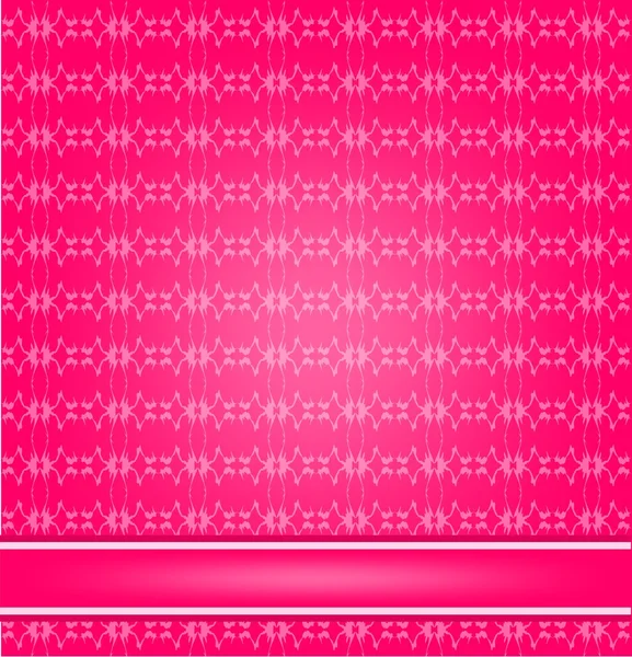 Papel de parede rosa — Vetor de Stock