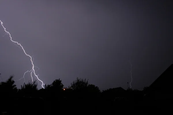 Vänstra lightning — Stockfoto