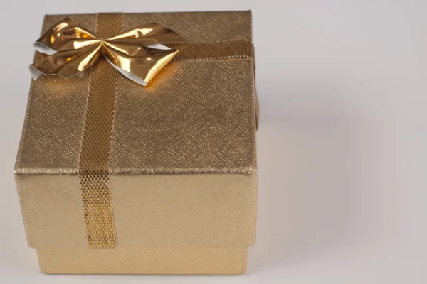 황금 반지 상자 — 스톡 사진