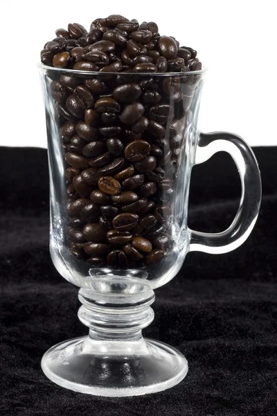 Kaffee im Glas — Stockfoto