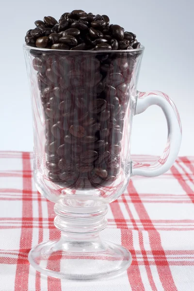A cup of coffee beans — Stock Photo, Image