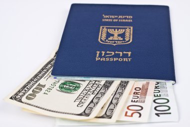 Israeli passport clipart