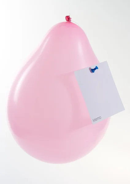 메모 baloon — 스톡 사진