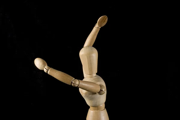 Dança marionete closeup — Fotografia de Stock