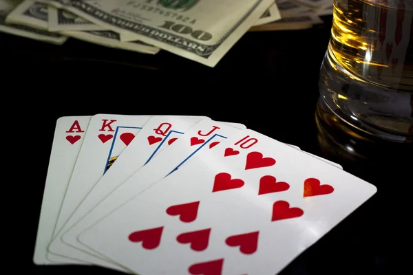 Noite de Poker — Fotografia de Stock
