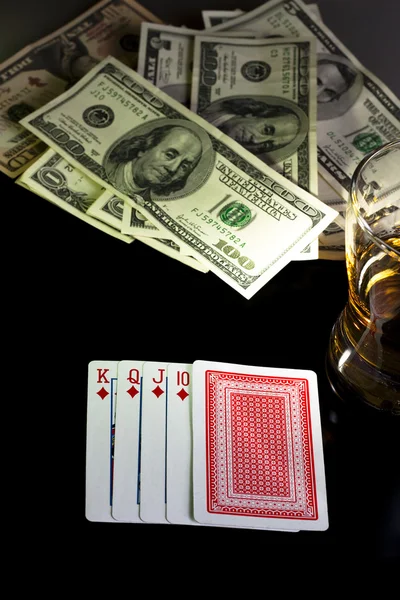 Noc pokera — Zdjęcie stockowe