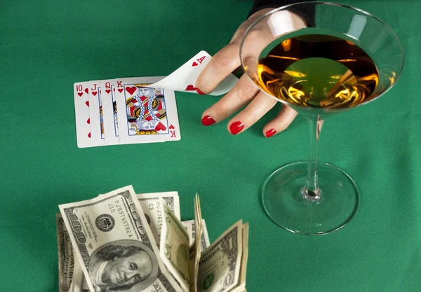 Pokerkväll — Stockfoto